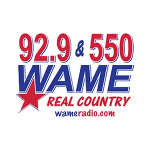 WAME リアル カントリー 92.9 FM & 550 AM
